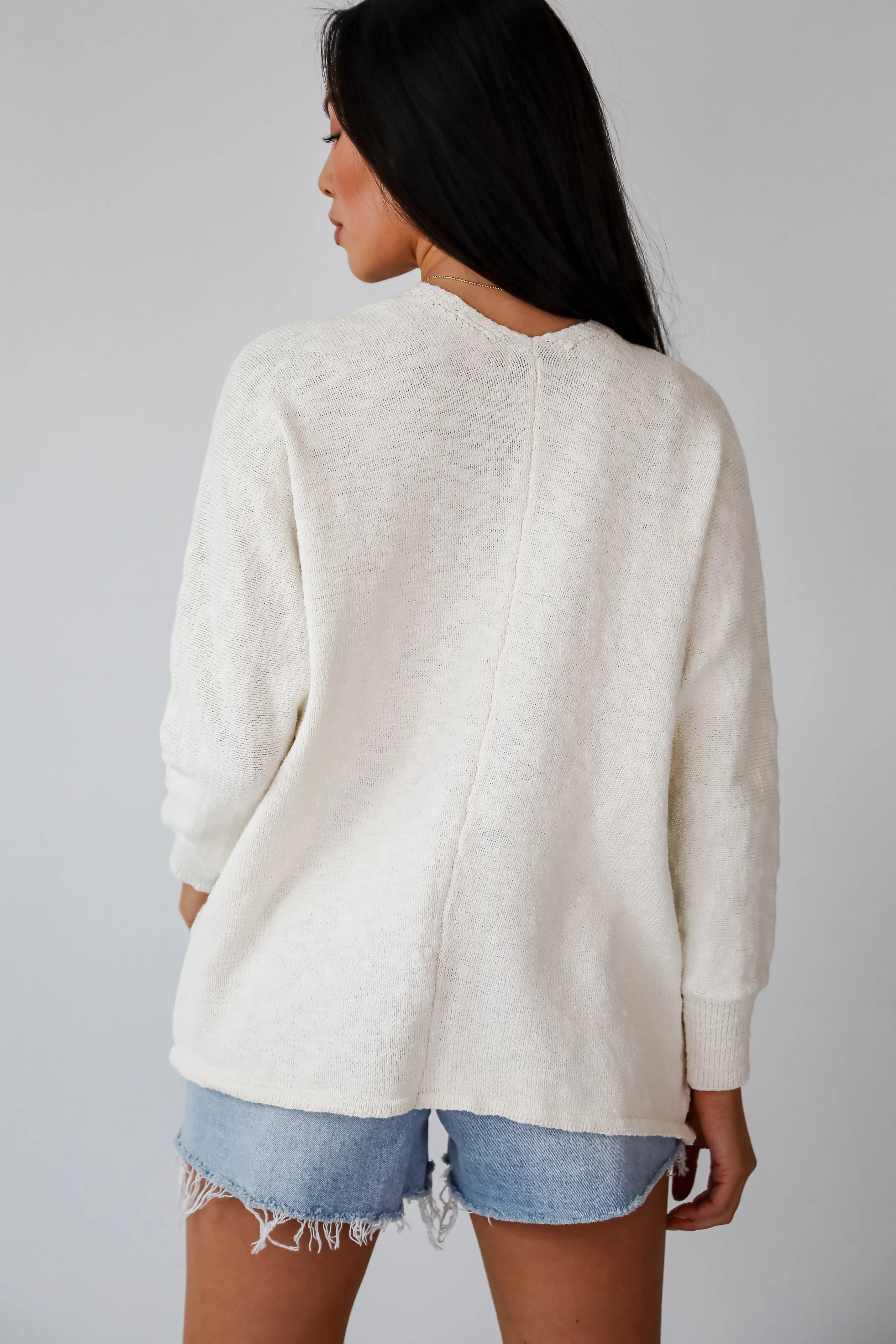 FINAL SALE - Easygoing Coziness Ivory Cardigan