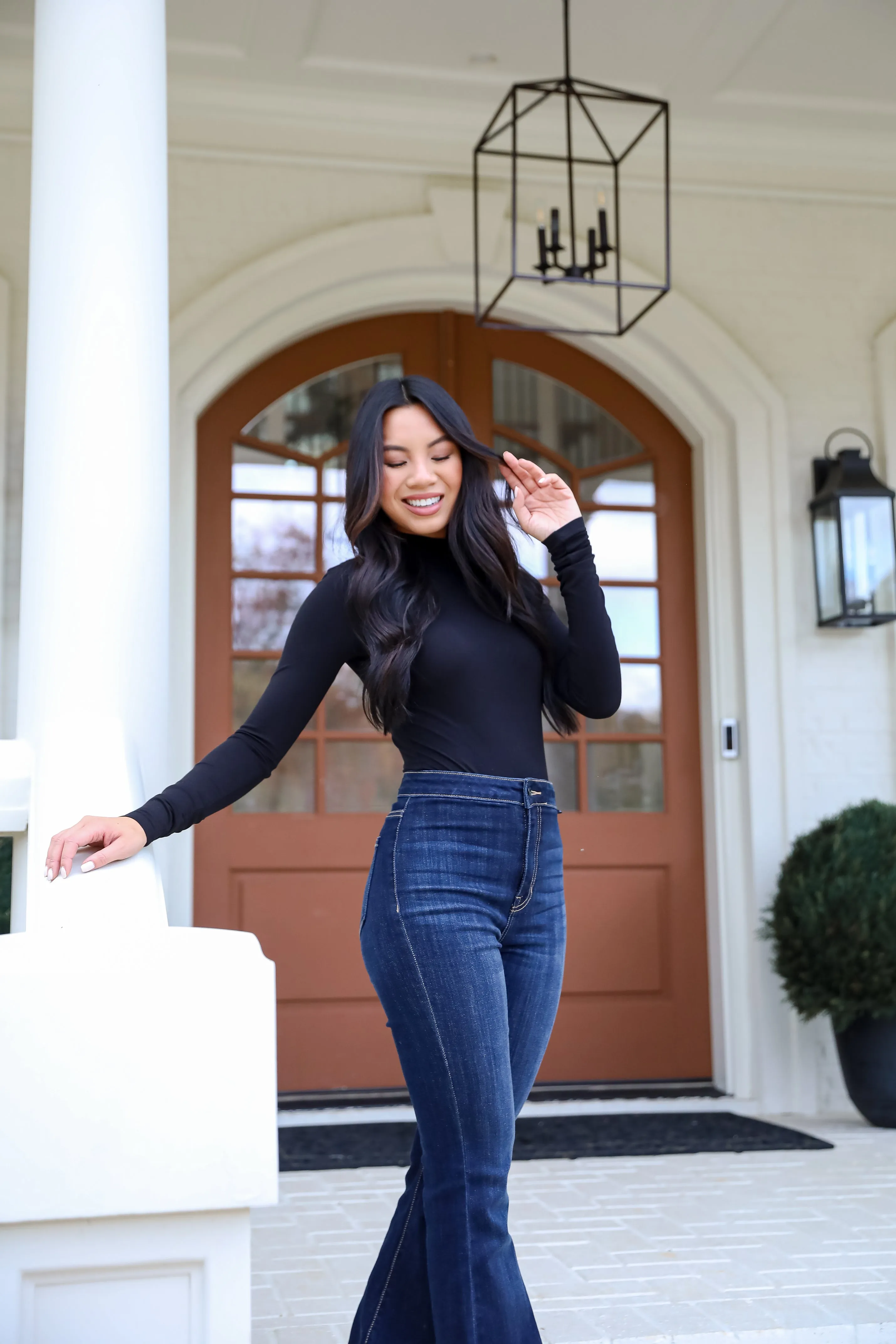 FINAL SALE - Kennedy Everyday Mock Neck Bodysuit - DOORBUSTER