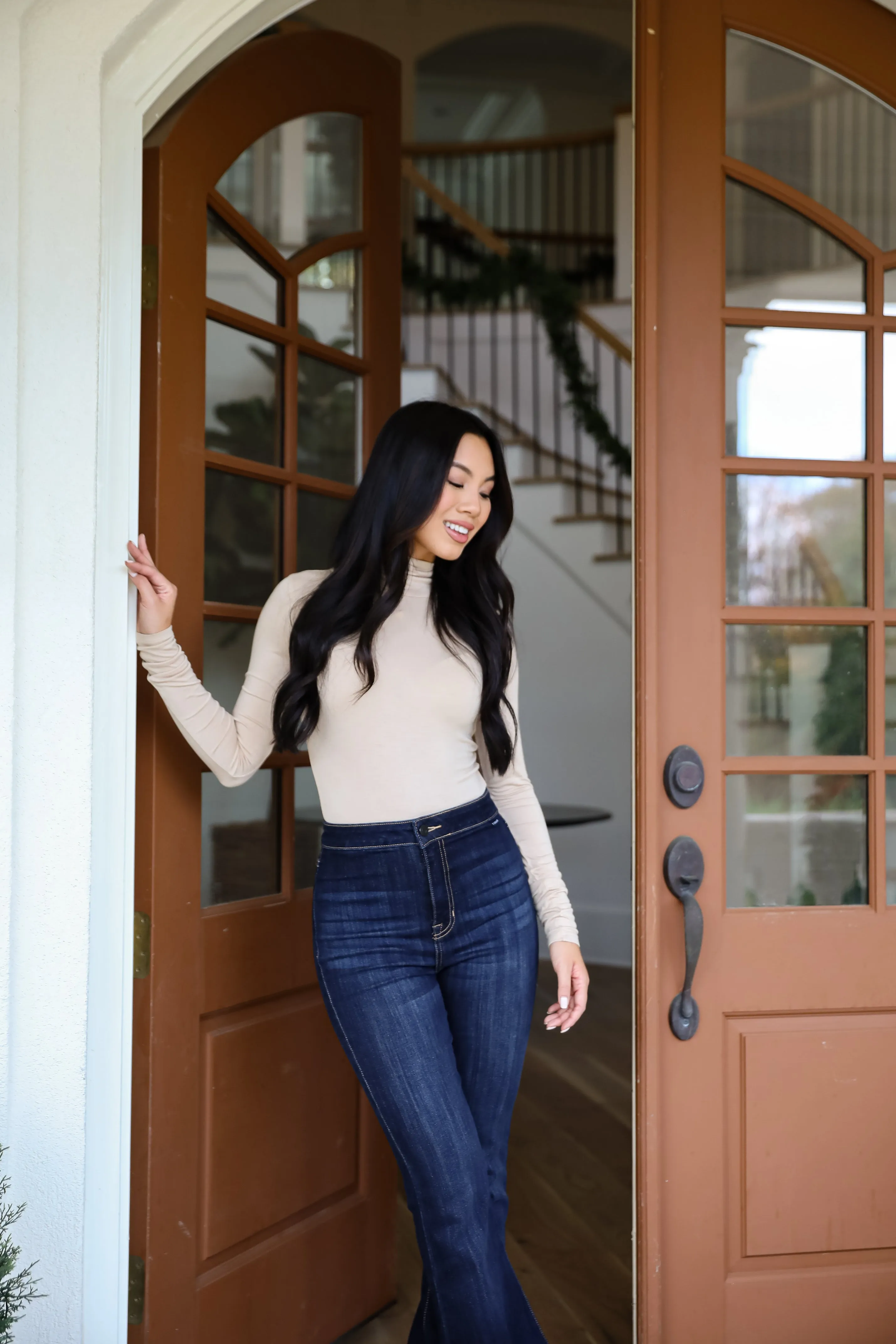 FINAL SALE - Kennedy Everyday Mock Neck Bodysuit - DOORBUSTER