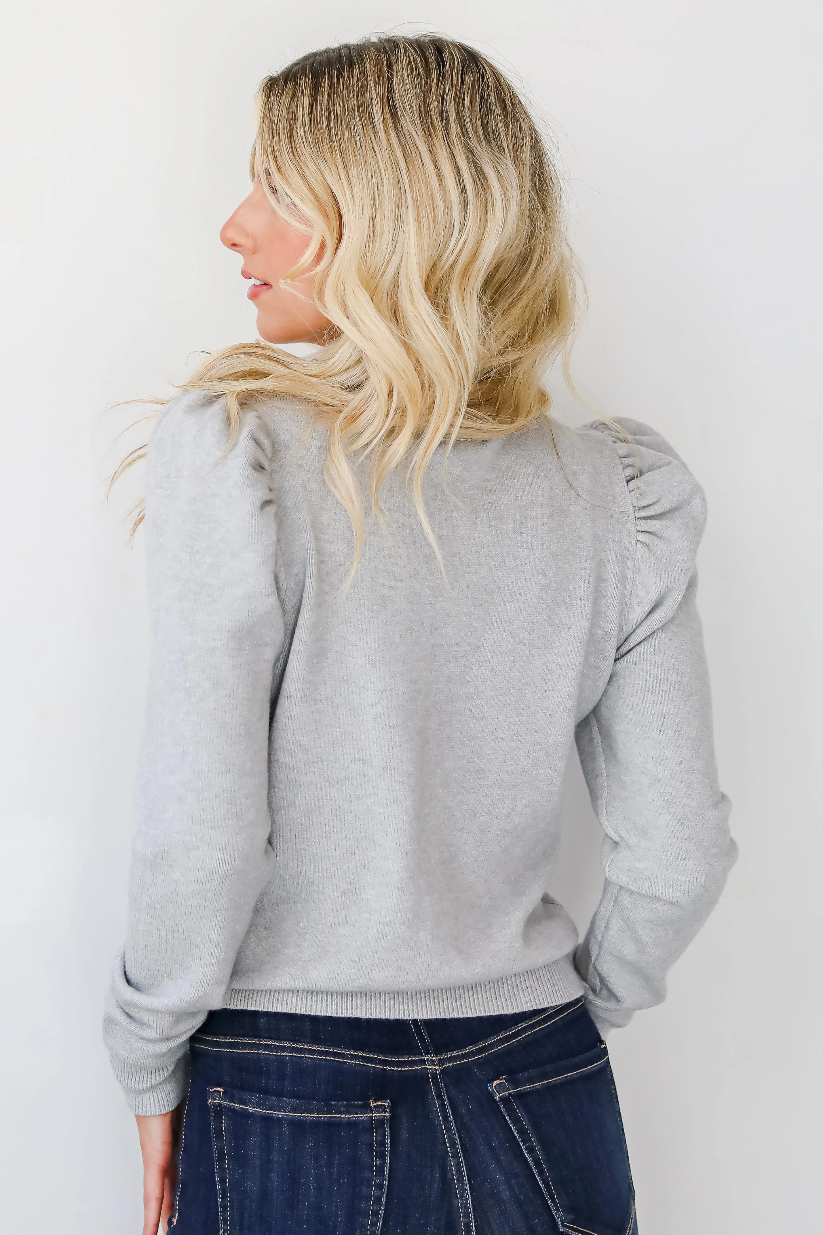 FINAL SALE - Perfected Comfort Heather Grey Sweater