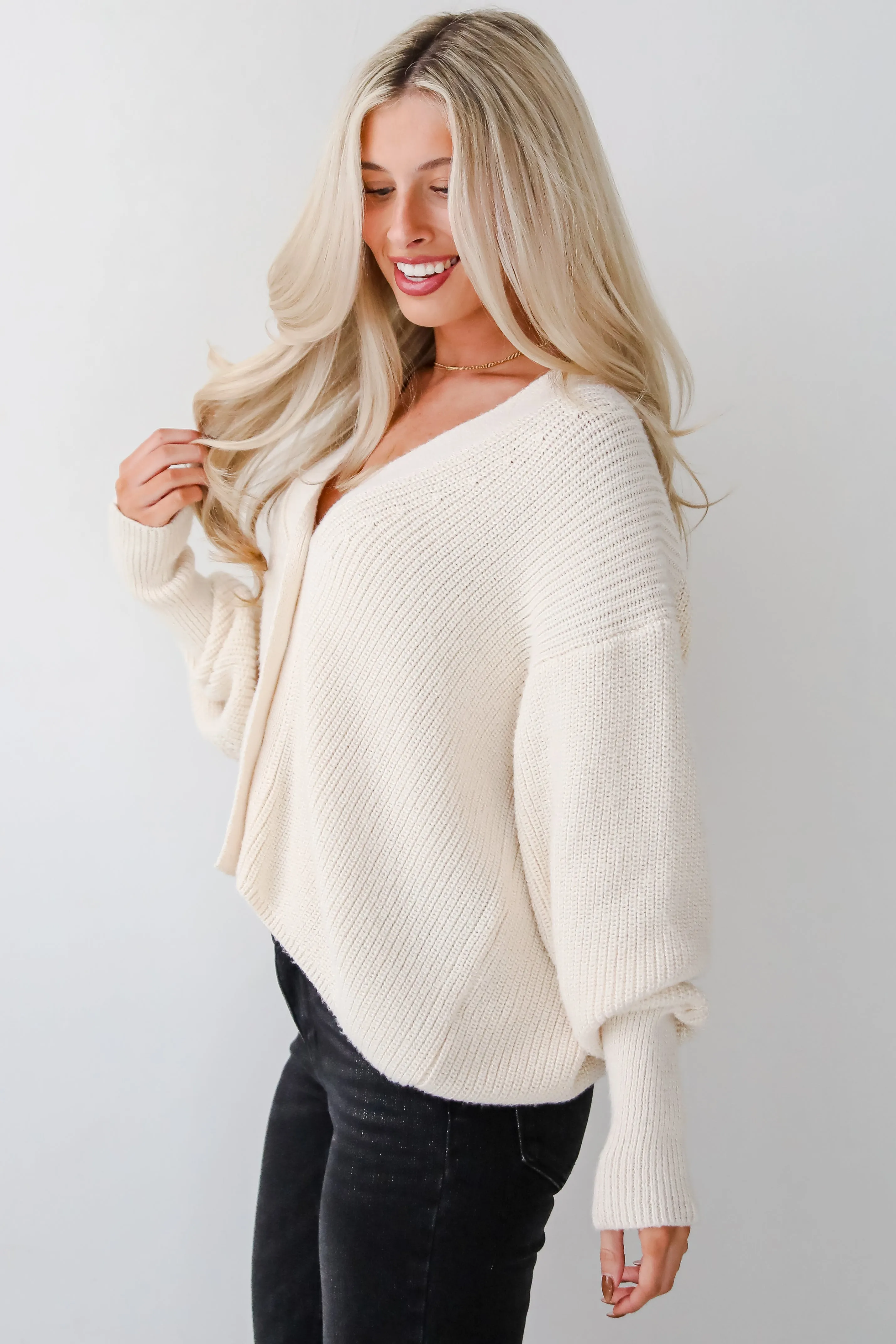 FINAL SALE - Posh Warmth Sweater Cardigan