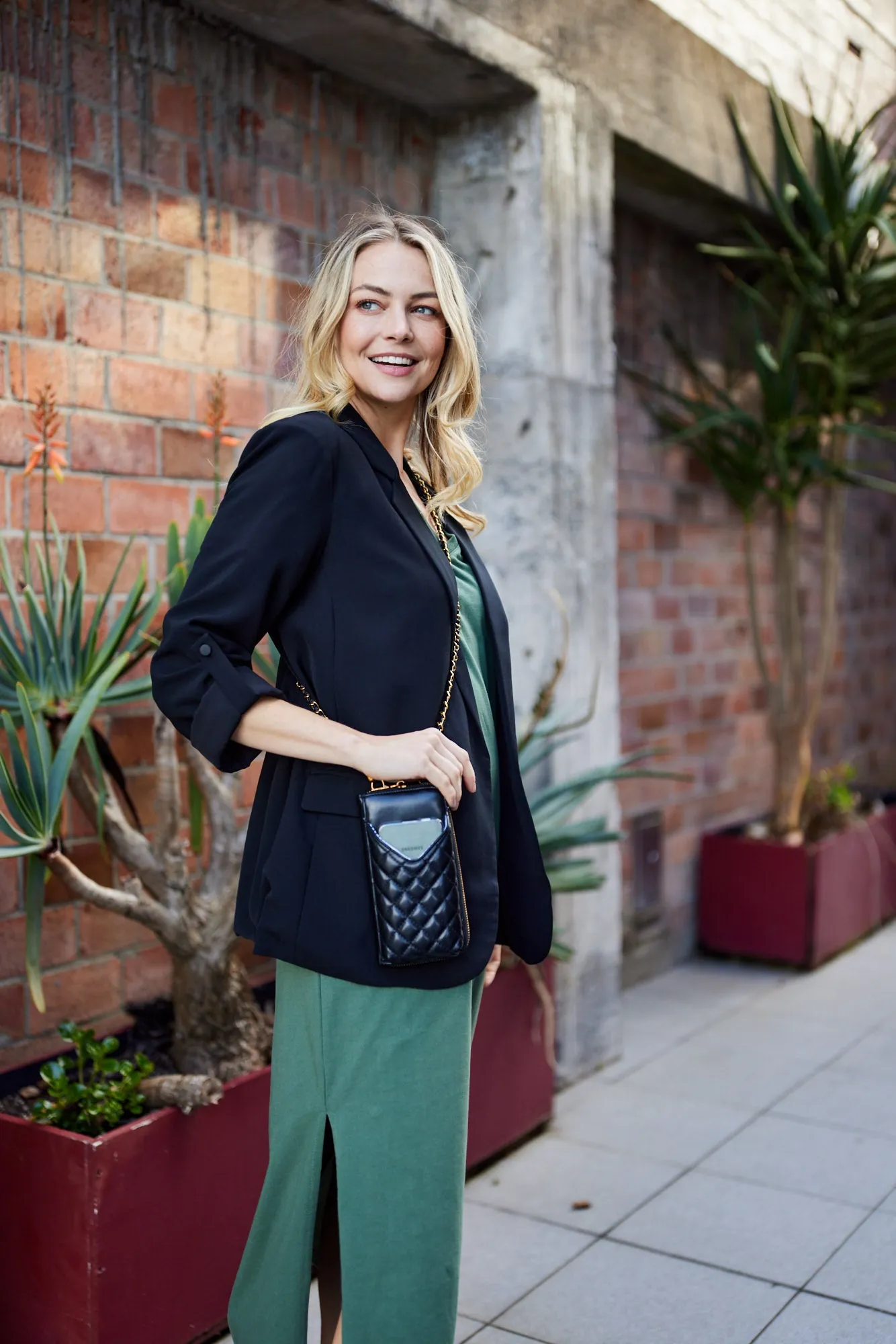 Gloss by Shine On Leone Blazer Black