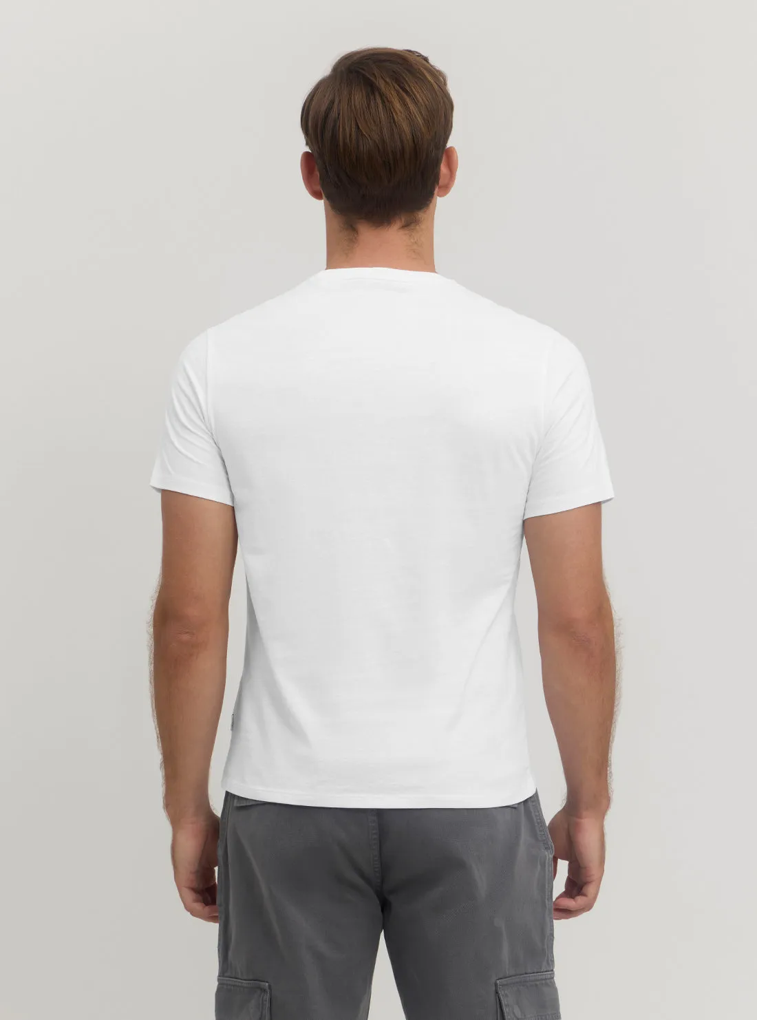 Guess Jeans White Slim Script T-Shirt