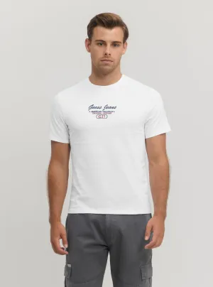 Guess Jeans White Slim Script T-Shirt
