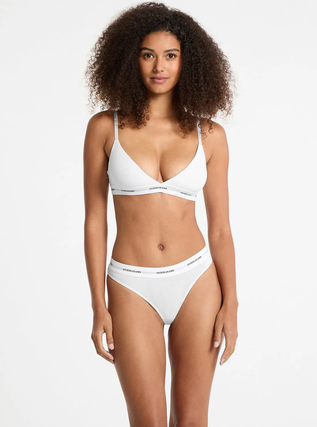 Guess Jeans White Thong