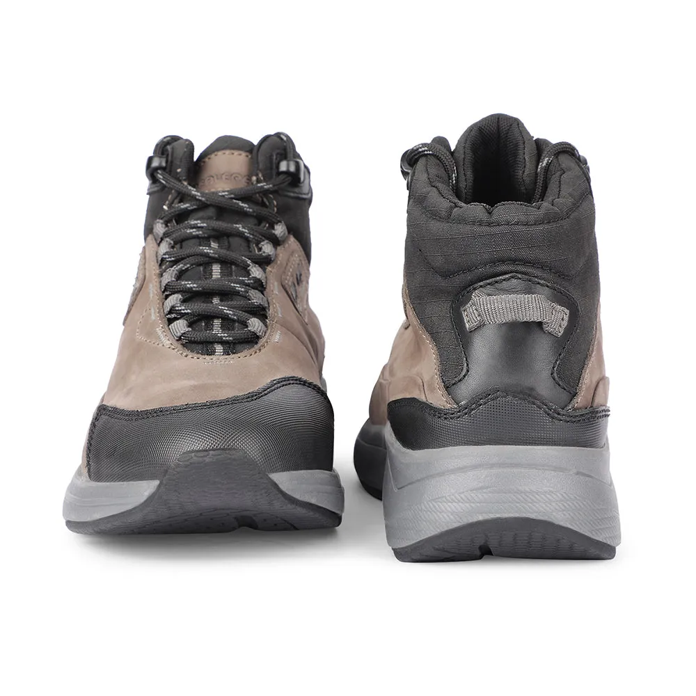 Healers Casual Grey Lacing Shoes For Men A576-01 By Liberty
