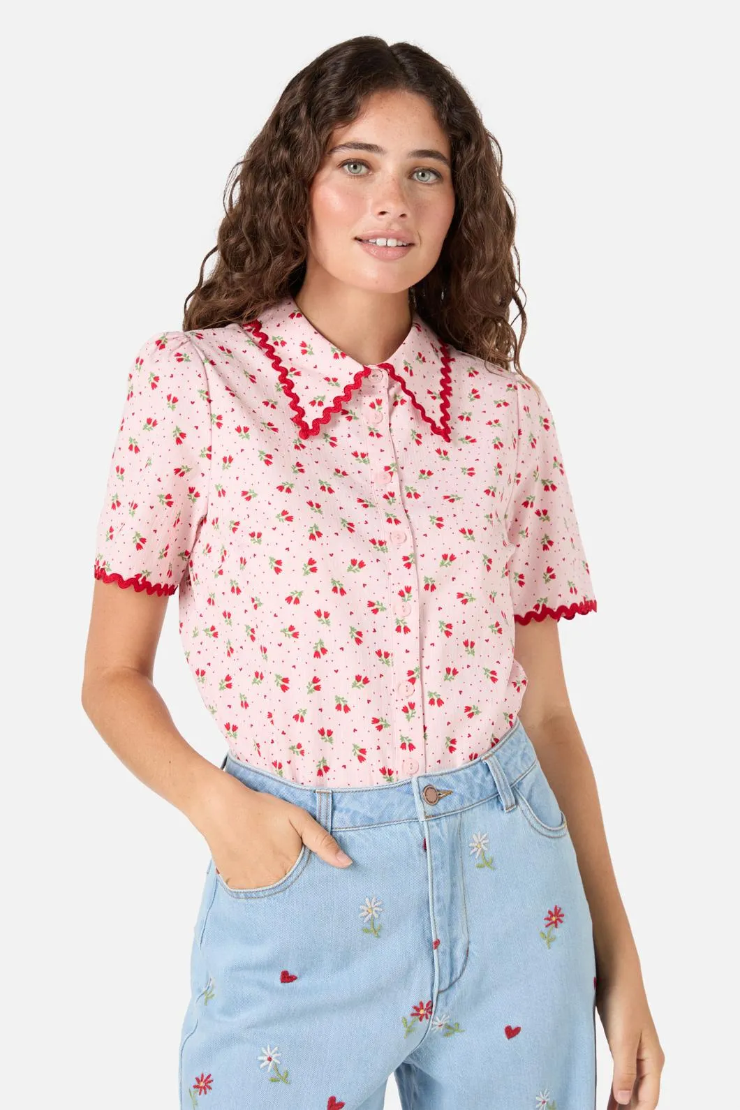 Holly Short Sleeve Blouse