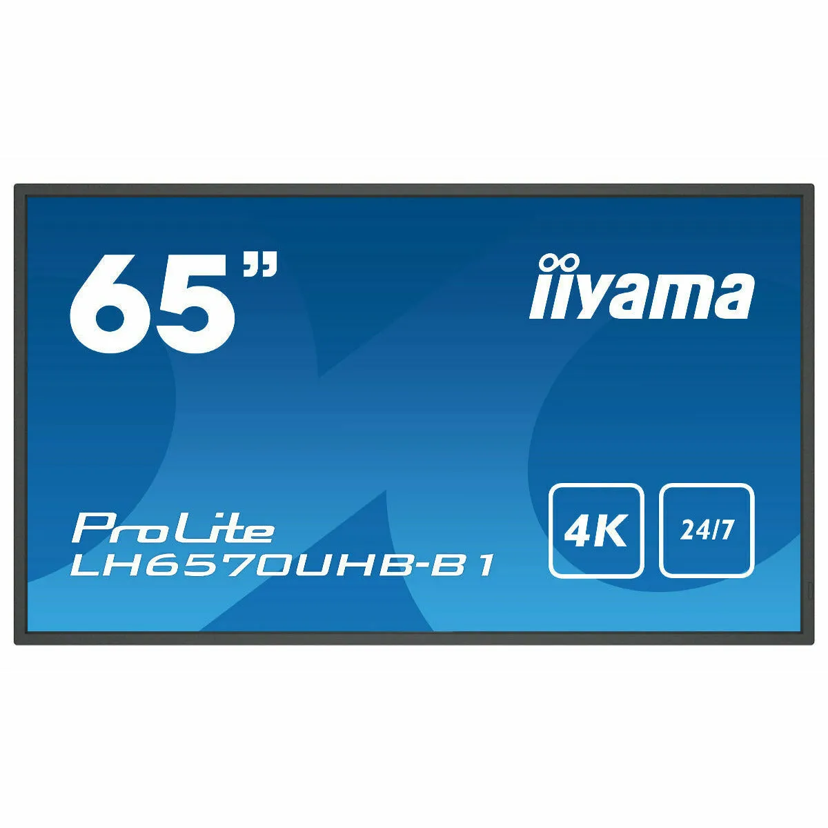 iiyama ProLite LH6570UHB-B1 65" Large Format Display with 24/7, 4K UHD, Android 9.0 and 700cd/m² High Brightness