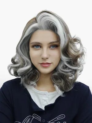 IMstyle Beverly Deep Curls Beige Blonde with Brown vintage Clsssic 13*6 Free parting lace Wig