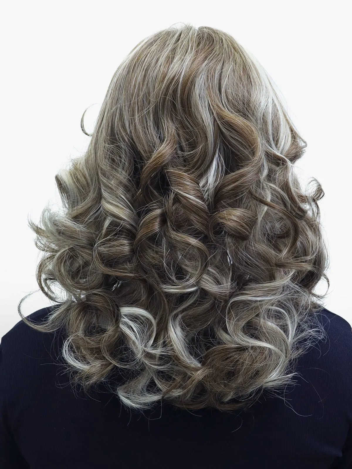 IMstyle Beverly Deep Curls Beige Blonde with Brown vintage Clsssic 13*6 Free parting lace Wig