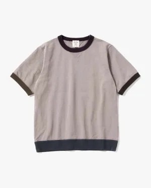 Jackman Dotsume Rib Tee - Grey / 4C