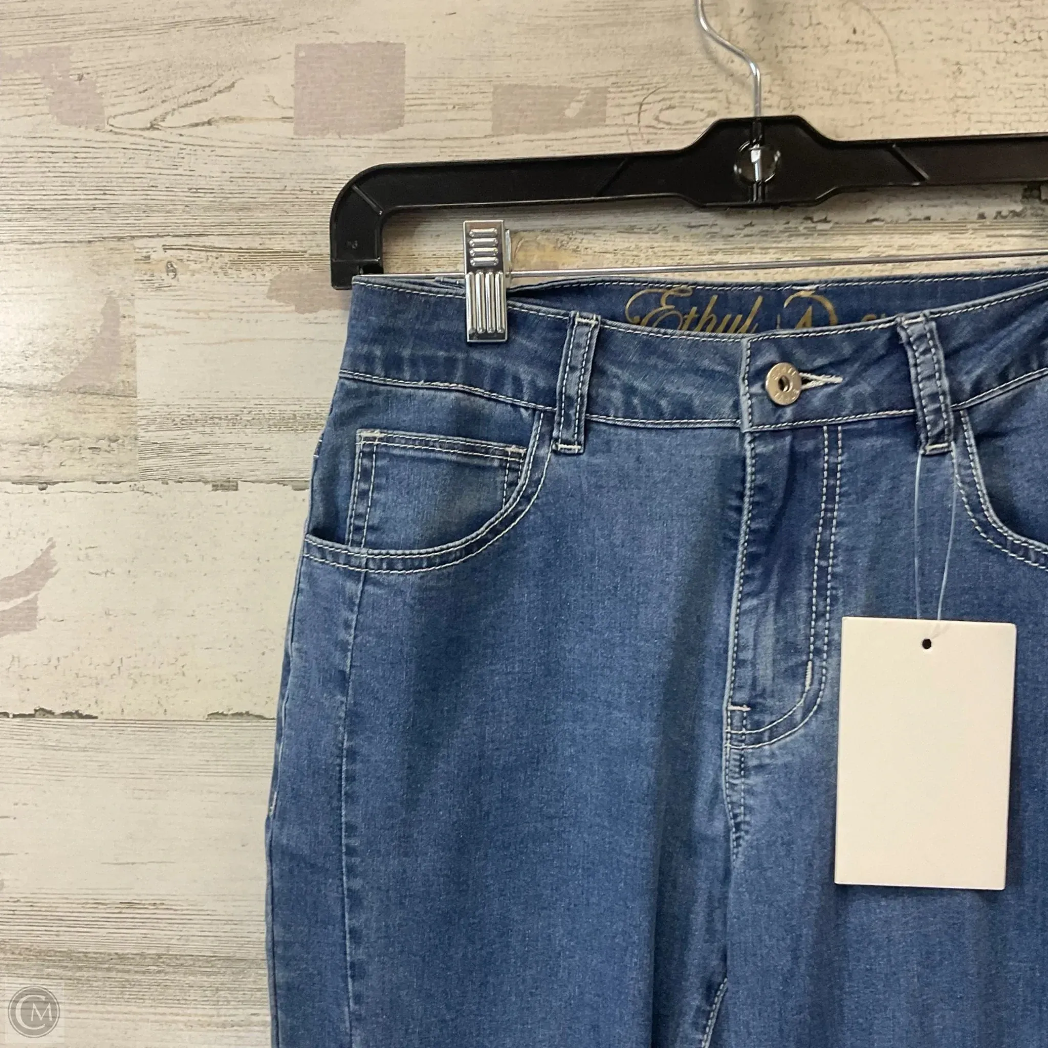 Jeans Cropped By Ethyl In Blue Denim, Size: 4