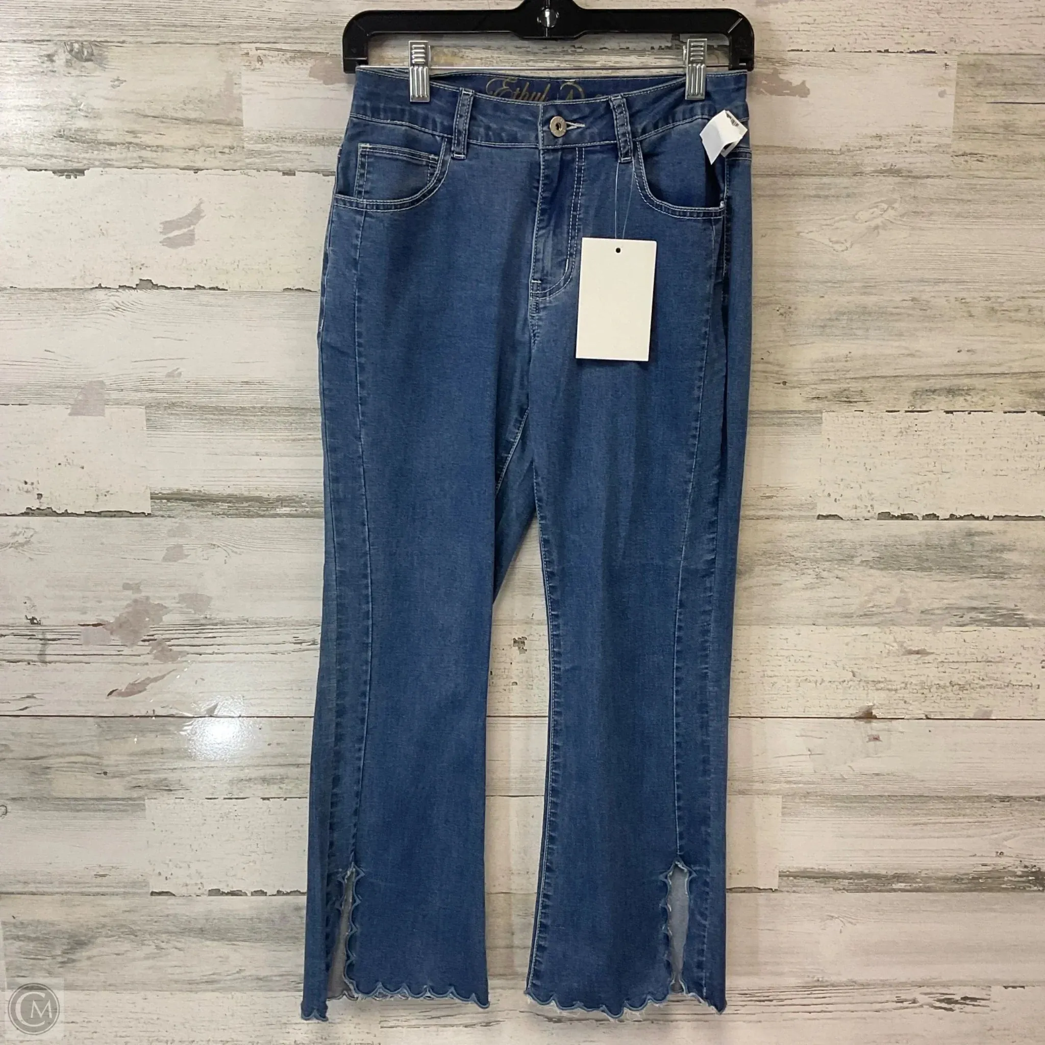 Jeans Cropped By Ethyl In Blue Denim, Size: 4
