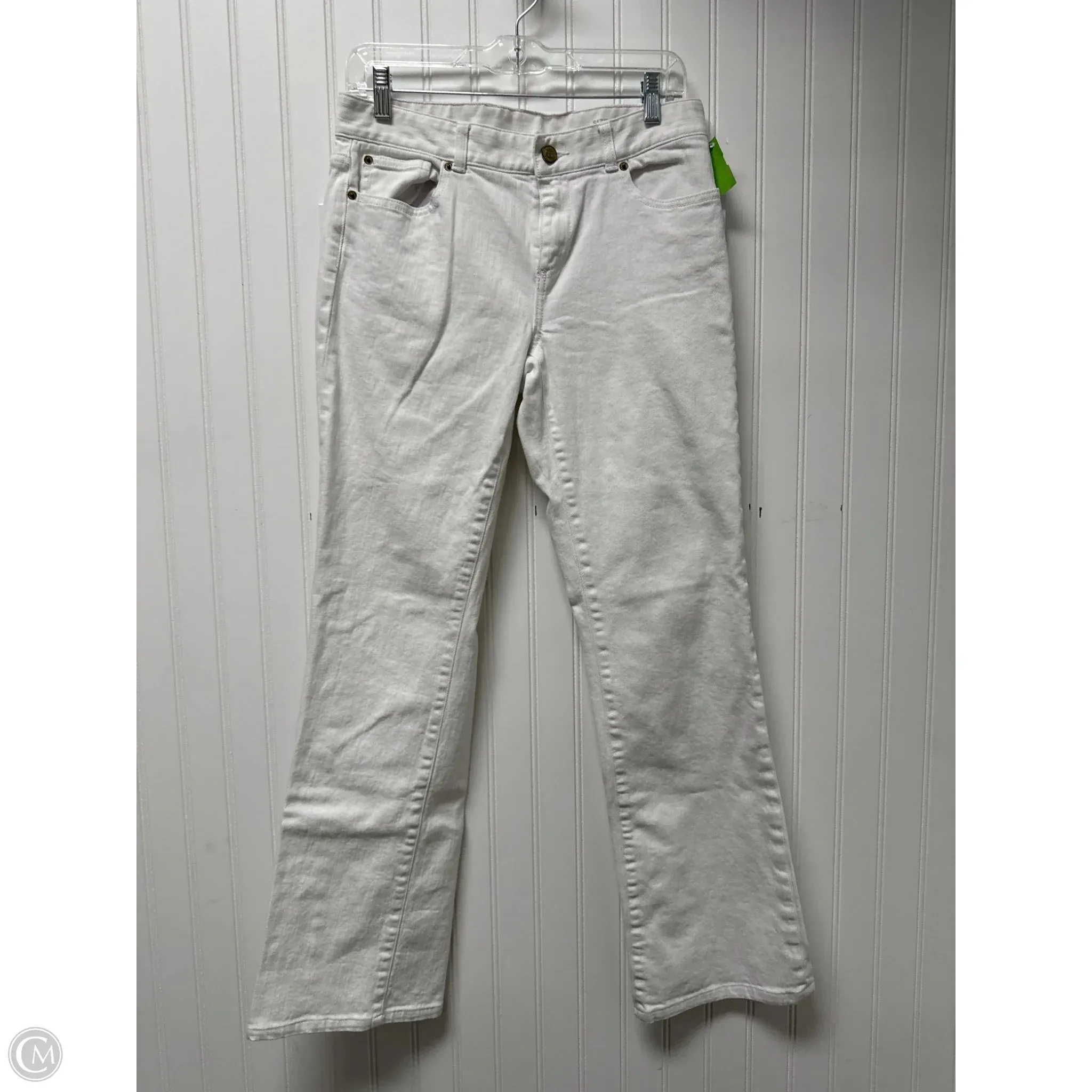 Jeans Designer By Lilly Pulitzer In White Denim, Size: 6