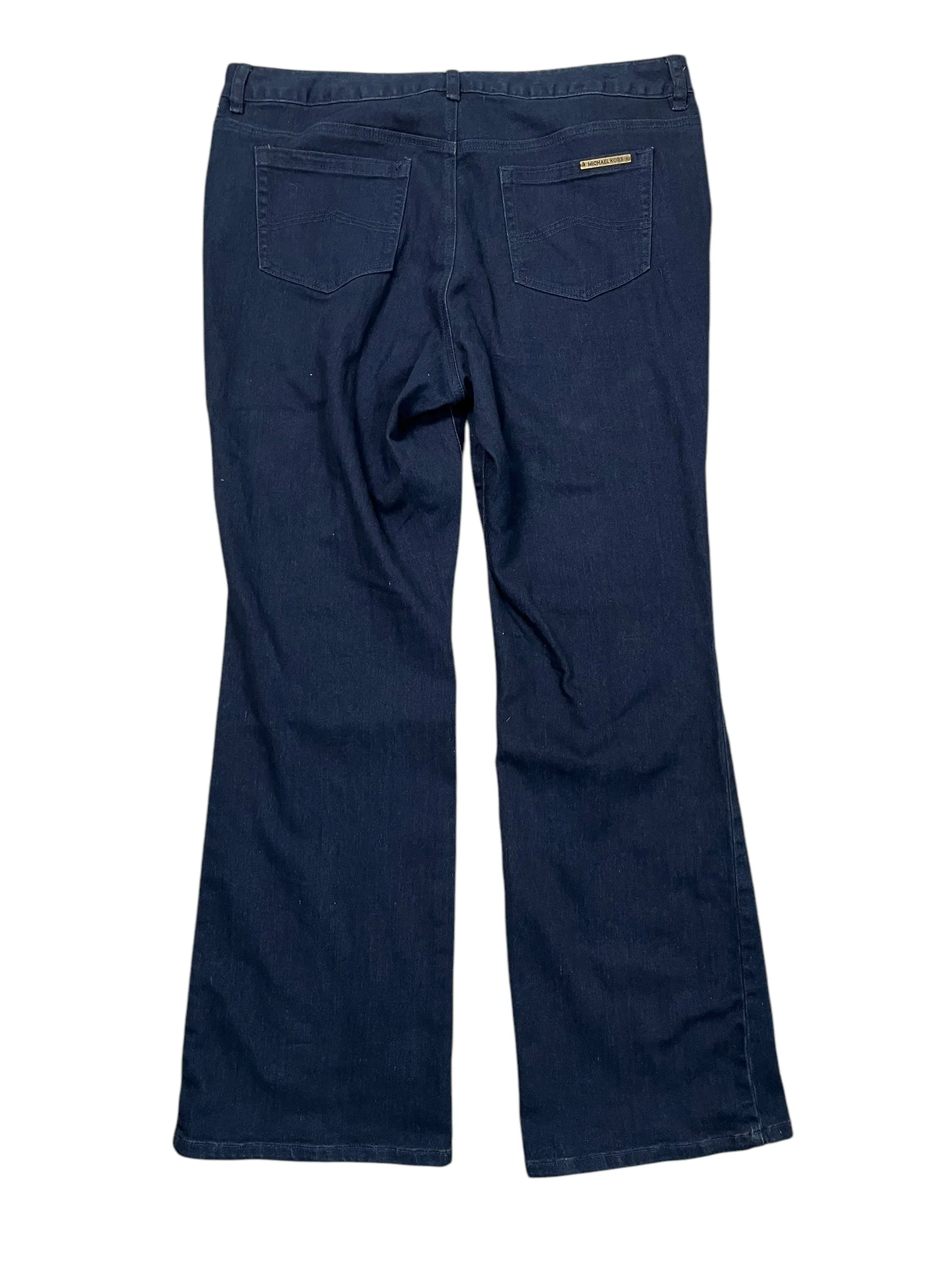 Jeans Designer By Michael Kors In Blue Denim, Size:16
