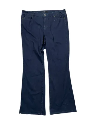 Jeans Designer By Michael Kors In Blue Denim, Size:16
