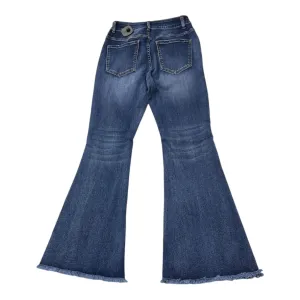 Jeans Flared By Coco And Carmen In Blue Denim, Size:M
