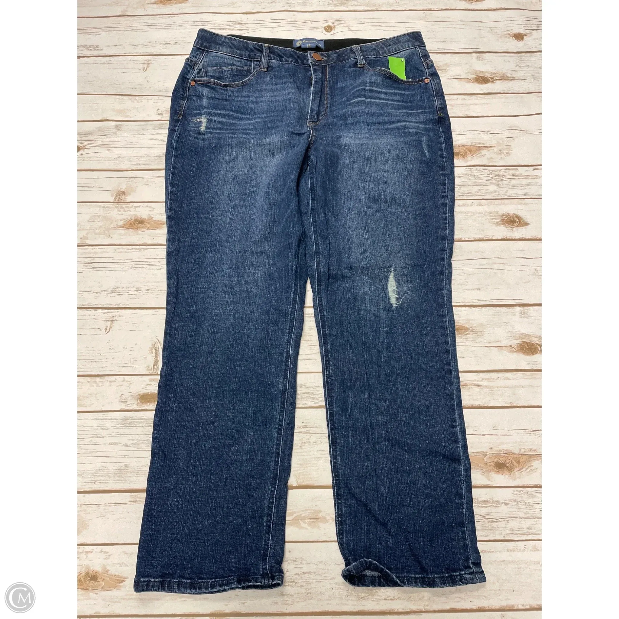 Jeans Flared By Democracy In Blue, Size: 16