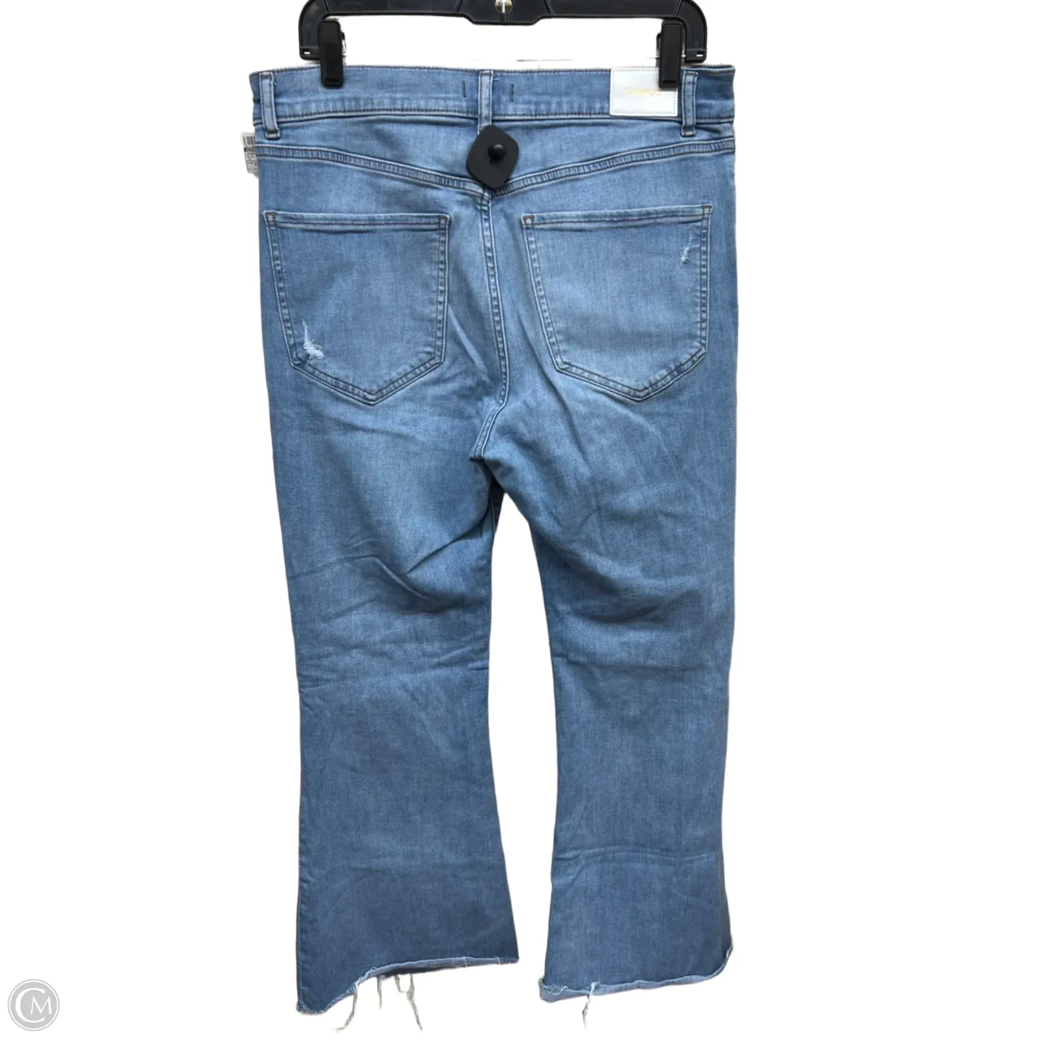Jeans Flared By Express In Blue Denim, Size: 12