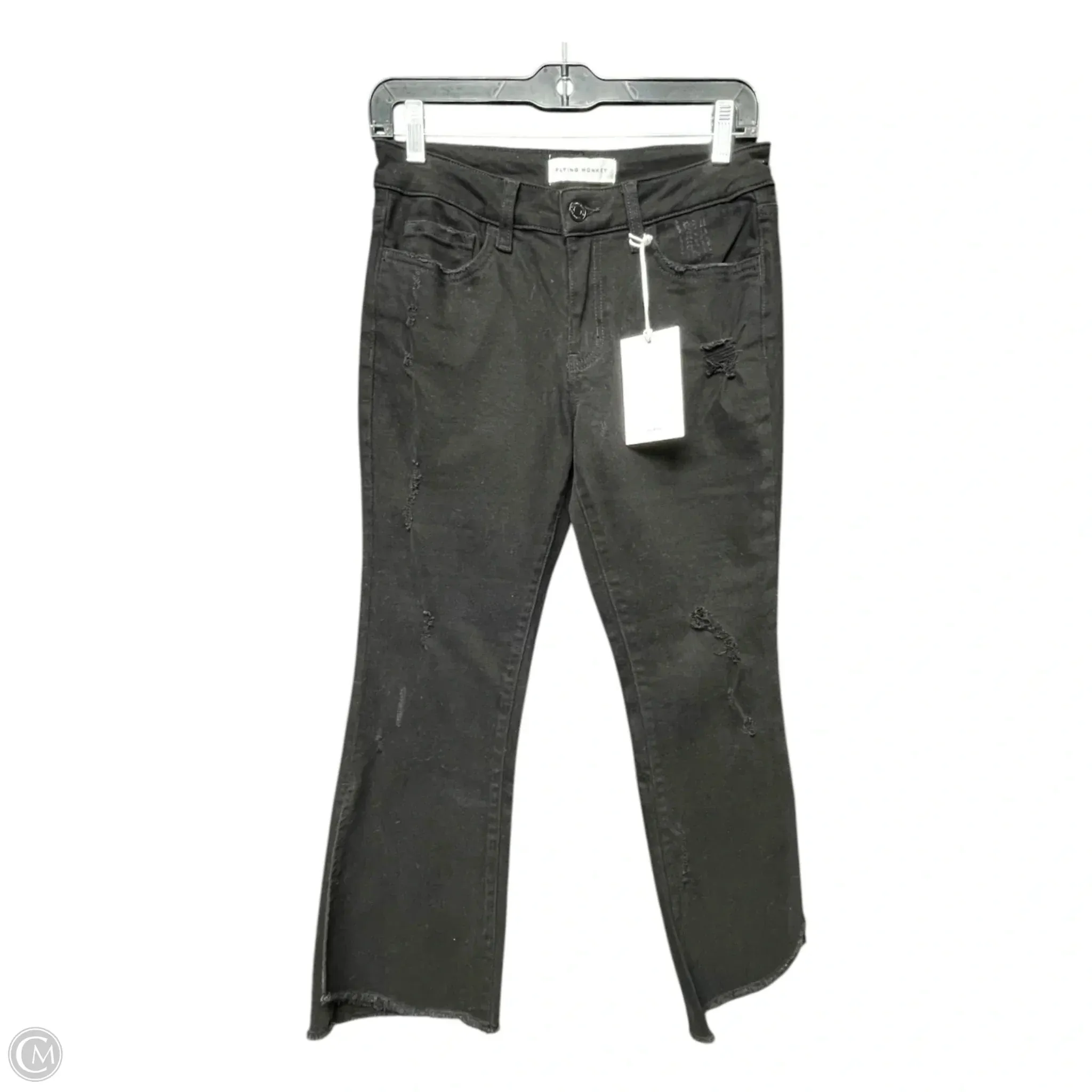 Jeans Flared By Flying Monkey In Black, Size: 2