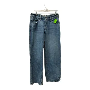 Jeans Flared By Hollister In Blue, Size:8L