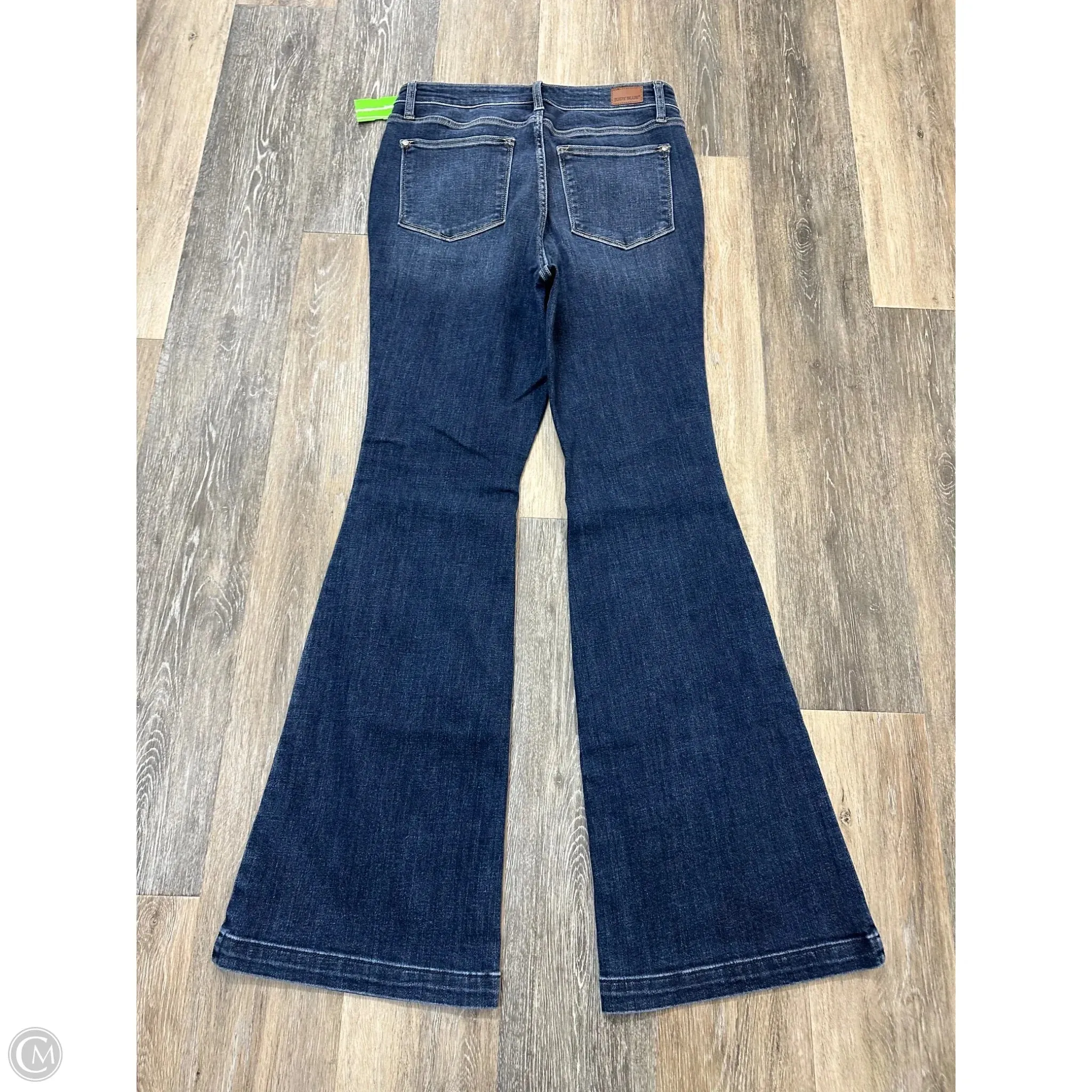Jeans Flared By Judy Blue In Blue Denim, Size: 10
