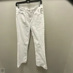 Jeans Flared By Kensie In White Denim, Size: 6