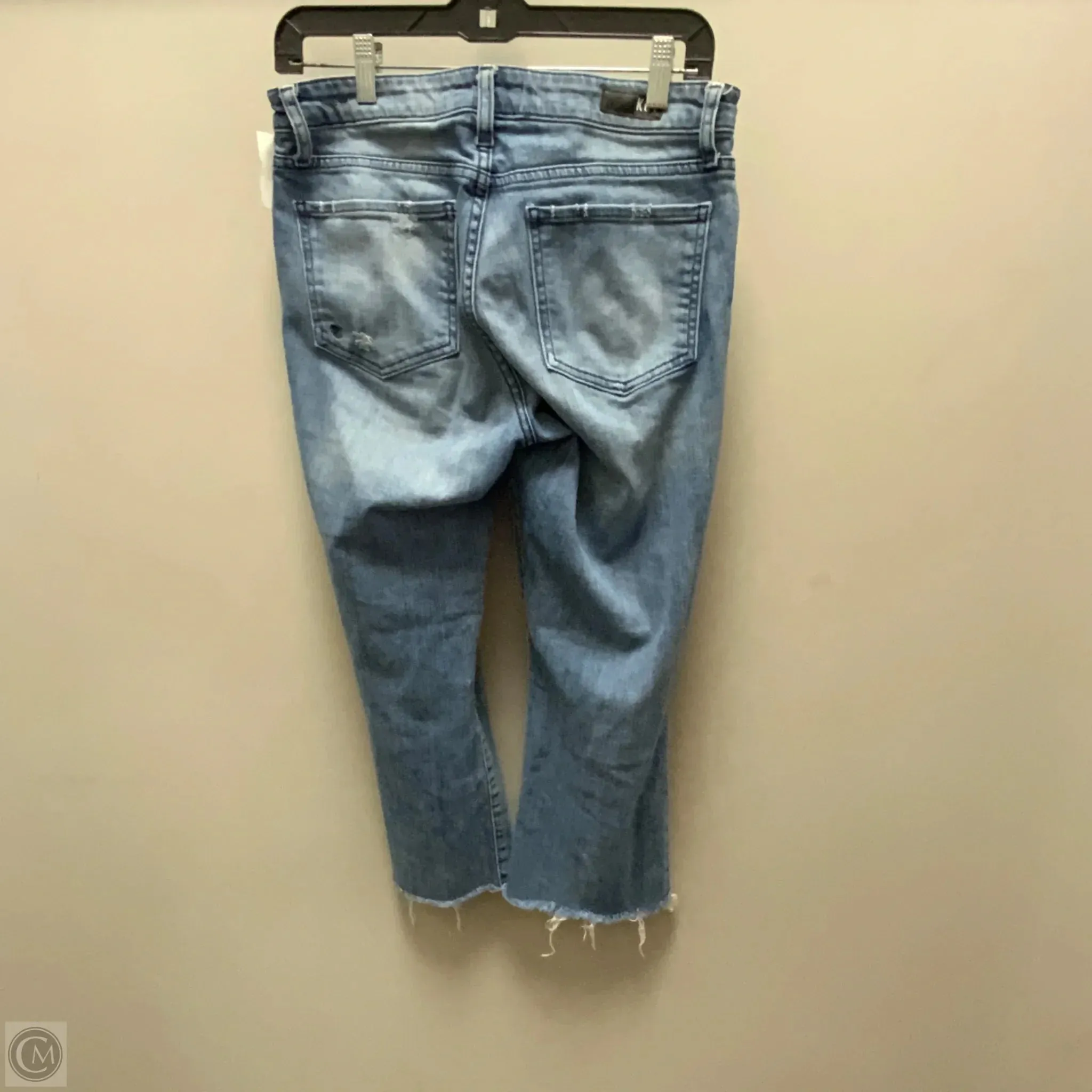 Jeans Flared By Kut In Blue Denim, Size: 4