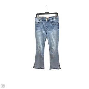 Jeans Flared By Kut In Blue Denim, Size: 4
