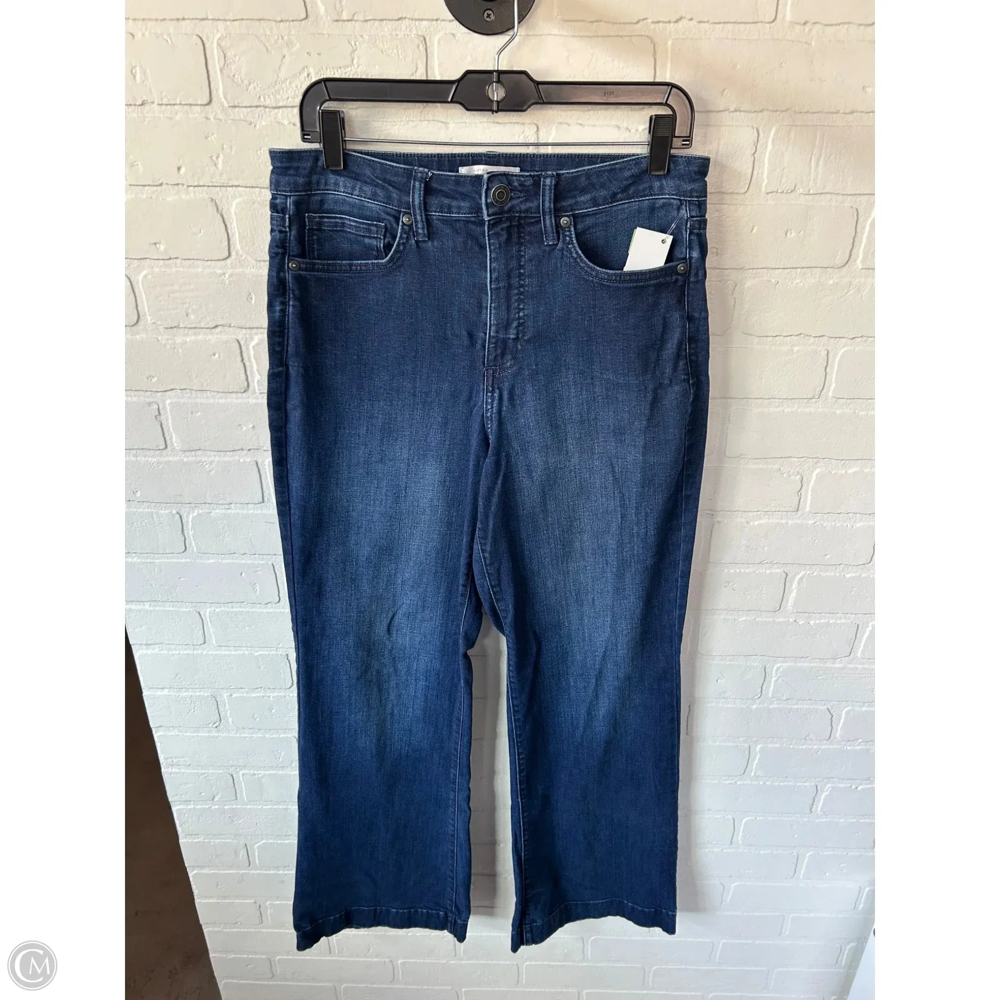 Jeans Flared By Lc Lauren Conrad In Blue Denim, Size: 10