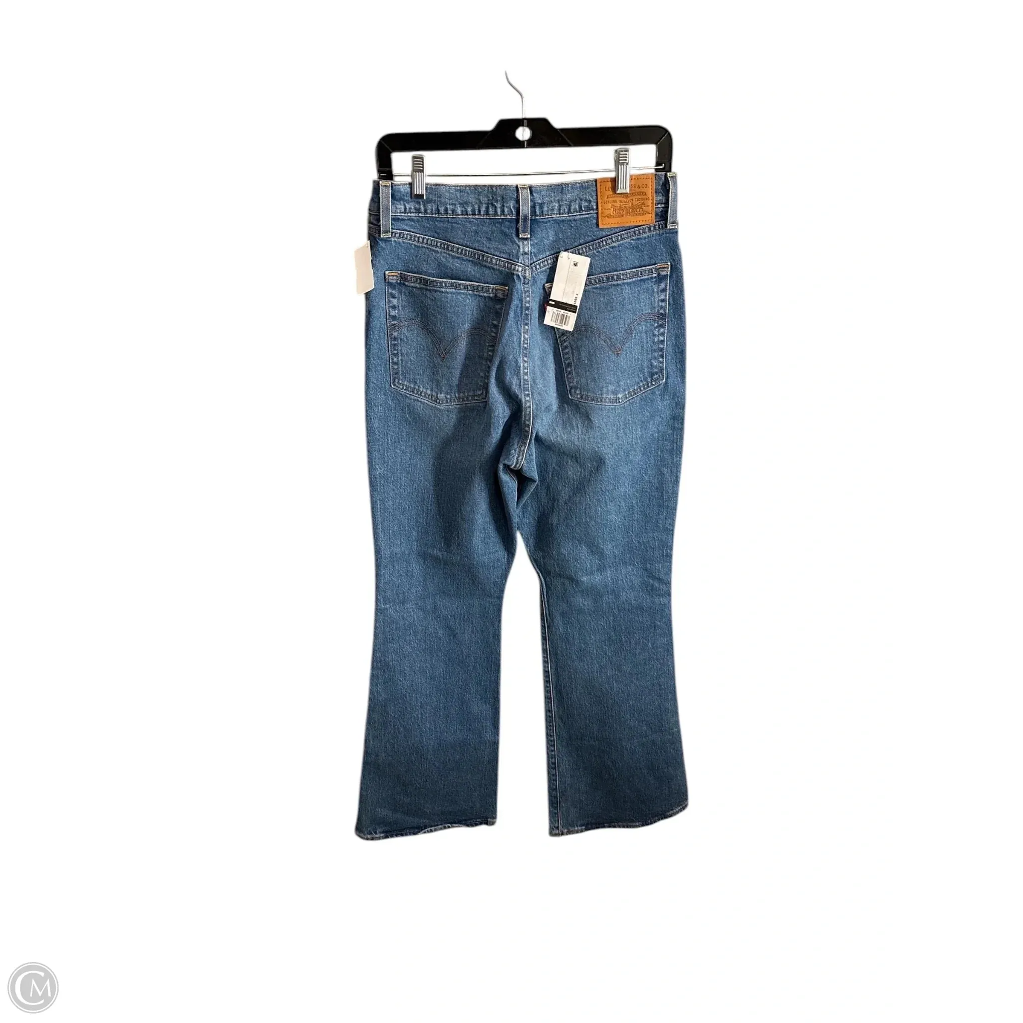 Jeans Flared By Levis In Blue, Size: 8