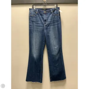Jeans Flared By Liverpool In Blue Denim, Size: 12