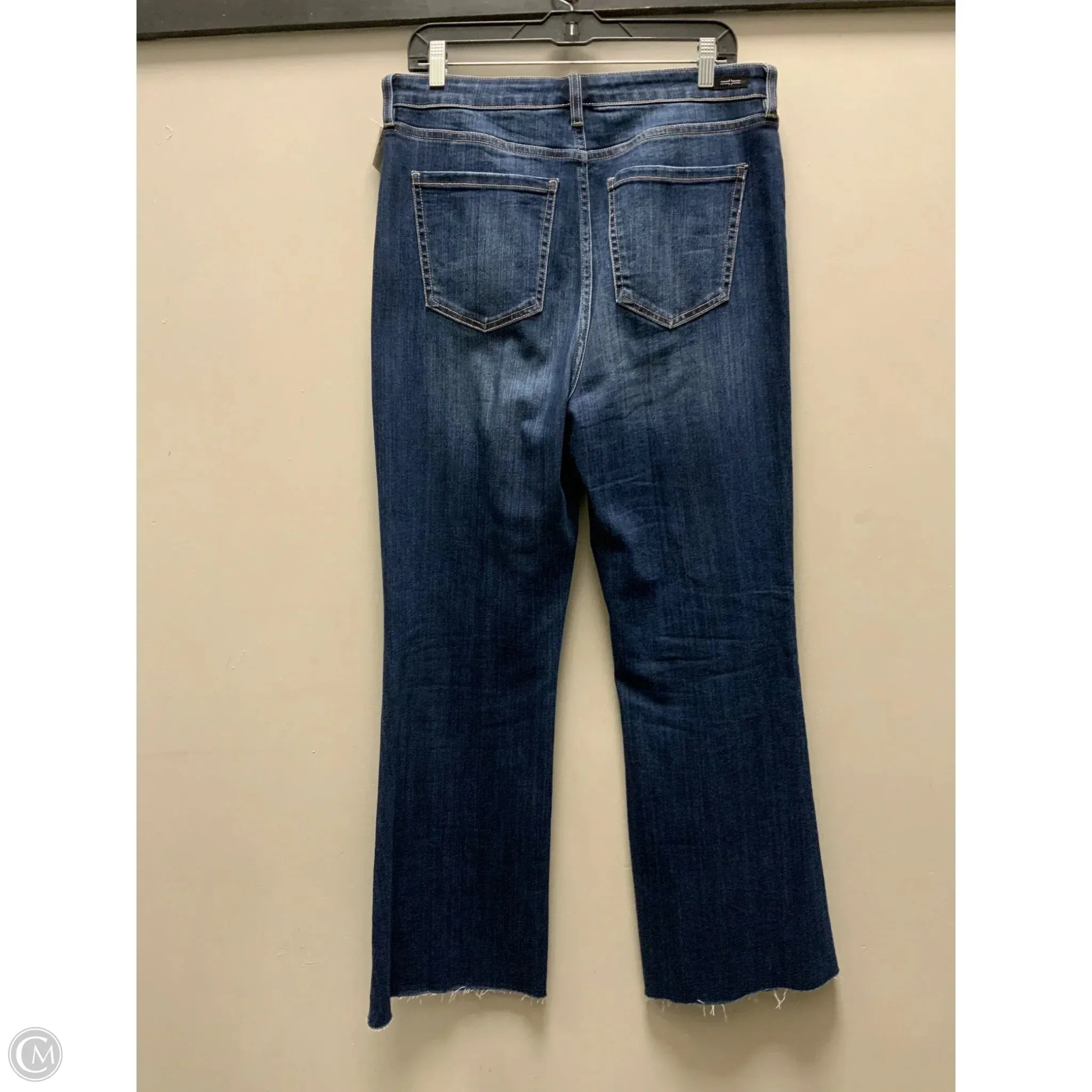 Jeans Flared By Liverpool In Blue Denim, Size: 12