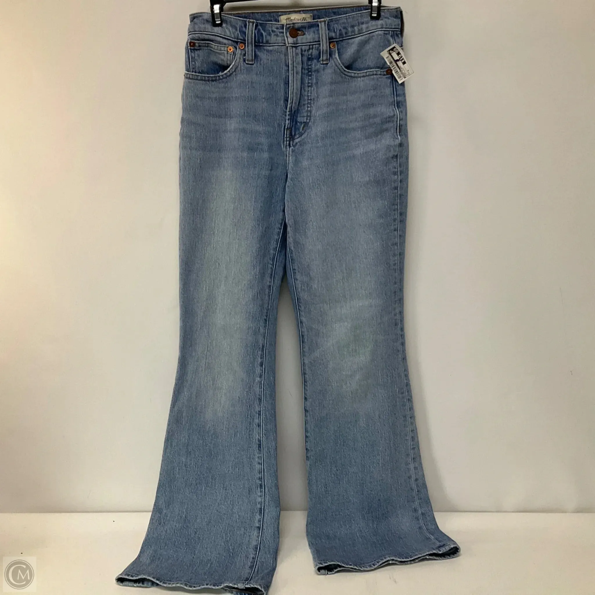 Jeans Flared By Madewell In Blue Denim, Size: 0