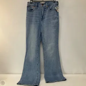 Jeans Flared By Madewell In Blue Denim, Size: 0