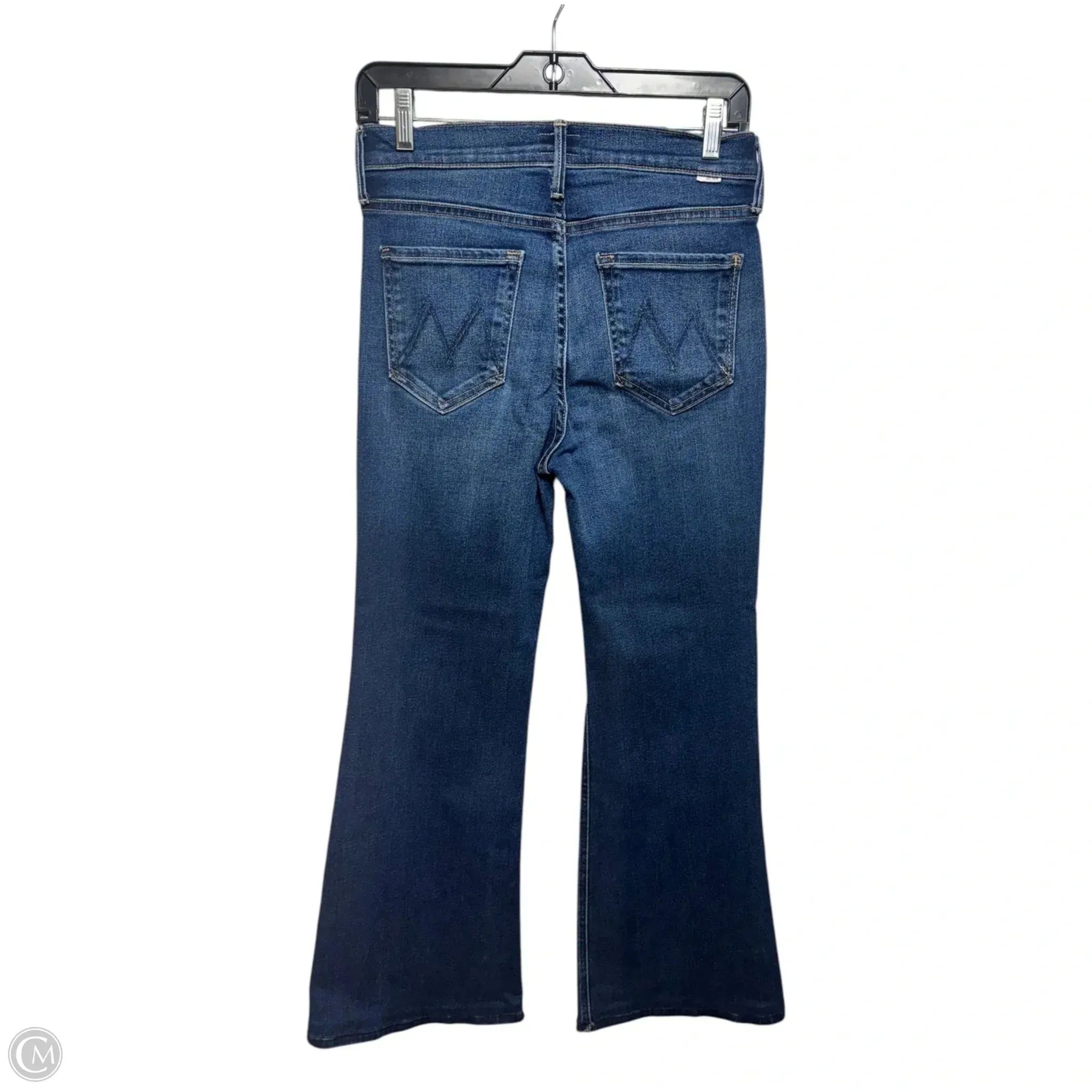 Jeans Flared By Mother In Blue Denim, Size: 4