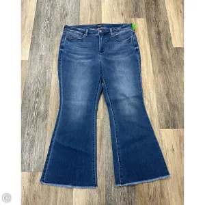 Jeans Flared By Not Your Daughters Jeans In Blue Denim, Size: 12