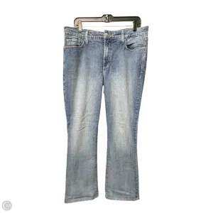 Jeans Flared By Not Your Daughters Jeans  In Blue Denim, Size: 14