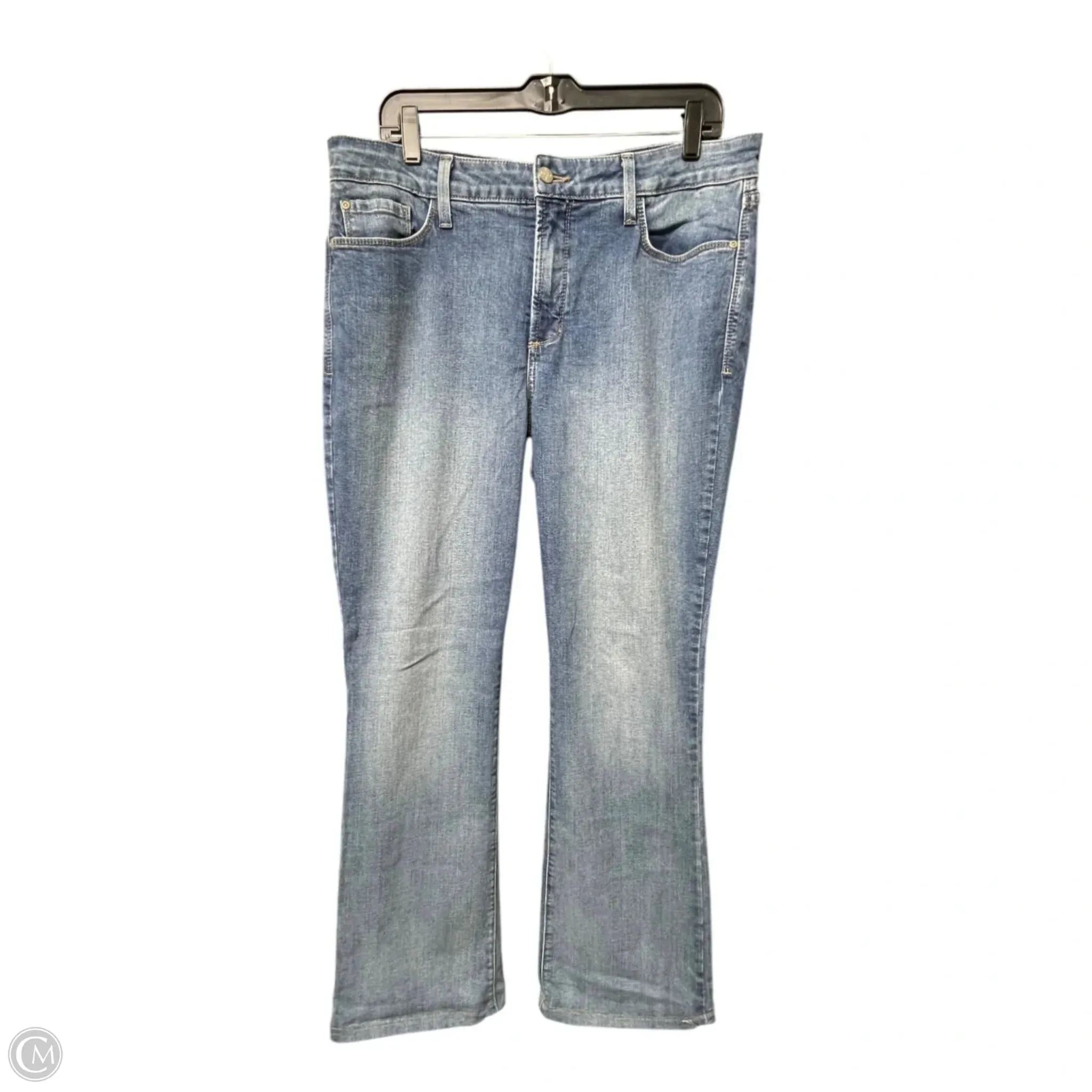 Jeans Flared By Not Your Daughters Jeans  In Blue Denim, Size: 14