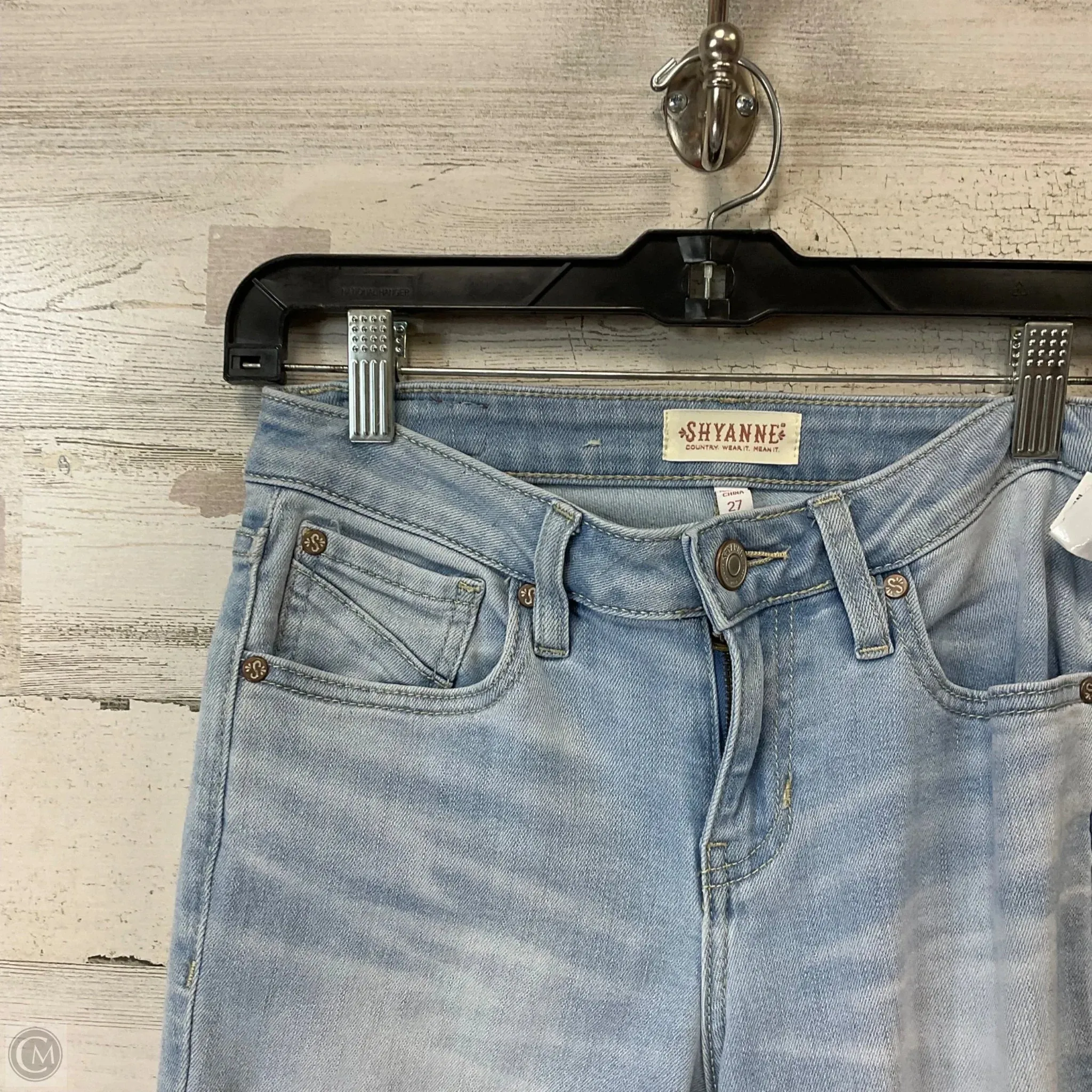 Jeans Flared By SHYANNE In Blue Denim, Size: 4