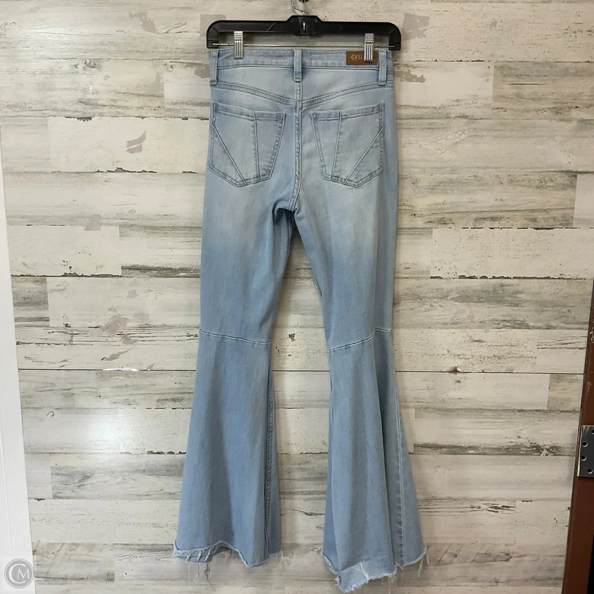 Jeans Flared By SHYANNE In Blue Denim, Size: 4