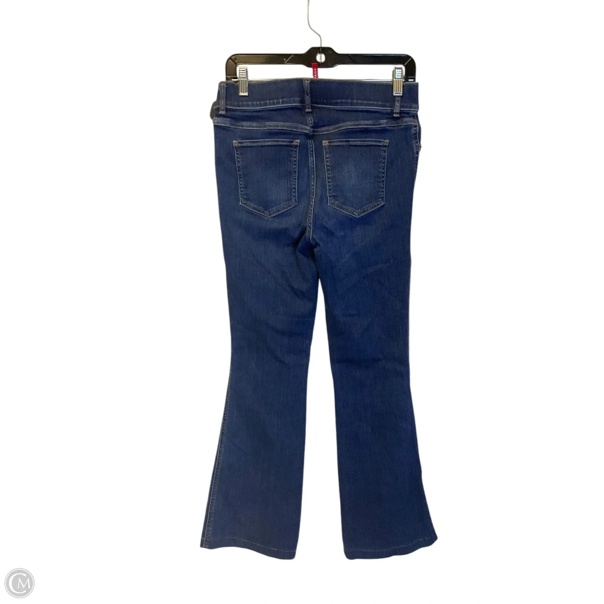 Jeans Flared By Spanx In Blue Denim, Size: M