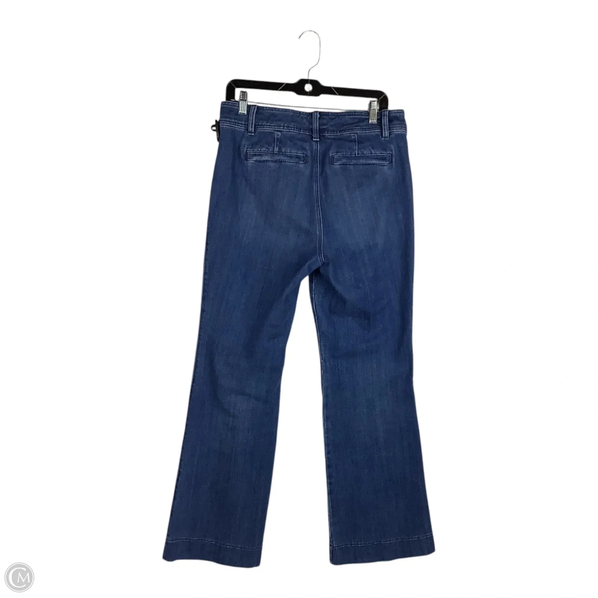 Jeans Flared By Talbots In Blue Denim, Size: 8