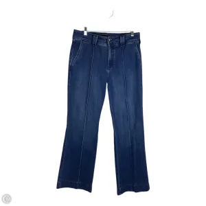 Jeans Flared By Talbots In Blue Denim, Size: 8