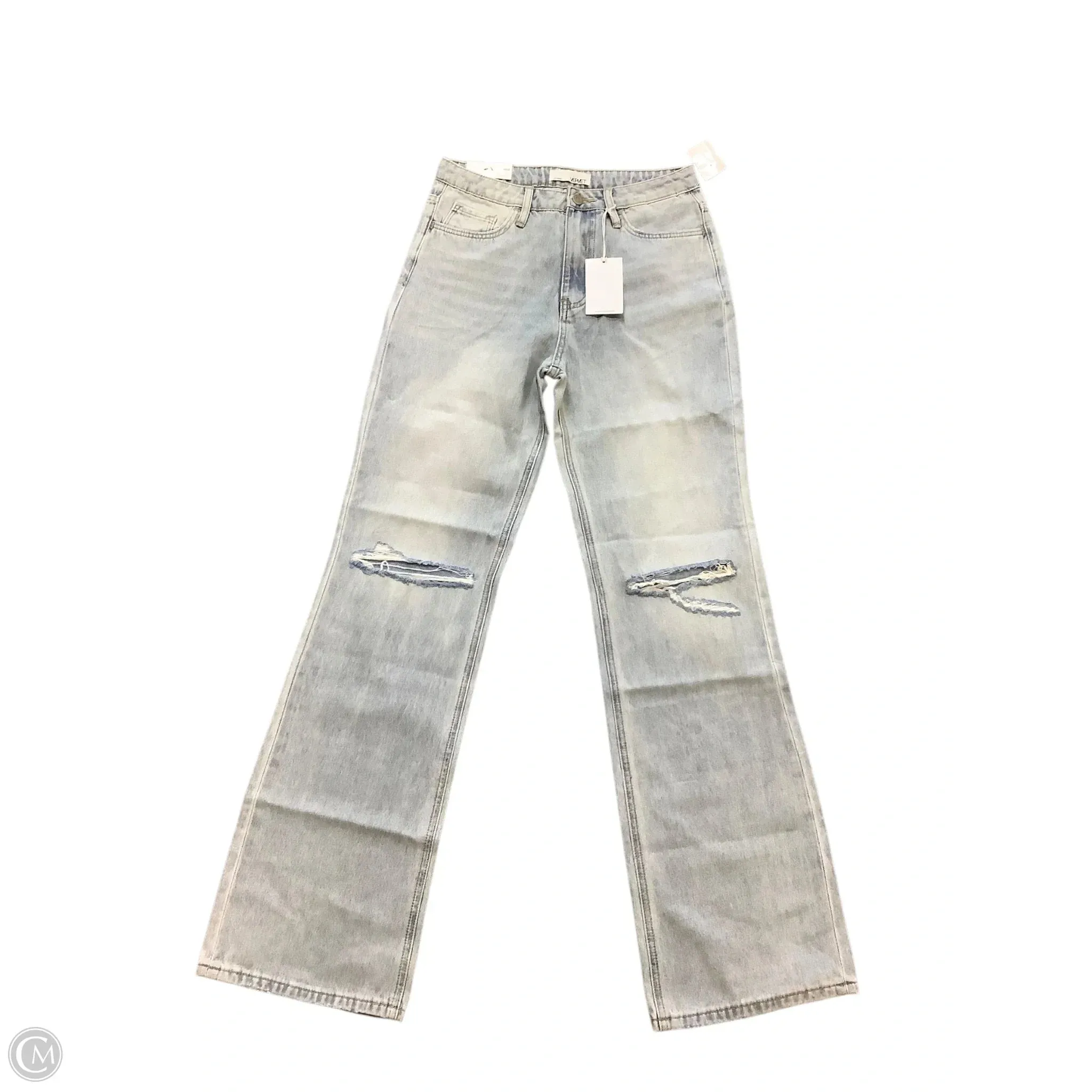 Jeans Flared By Vervet In Blue Denim, Size: 4