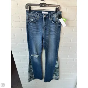 Jeans Flared By Vervet In Blue Denim, Size: 6