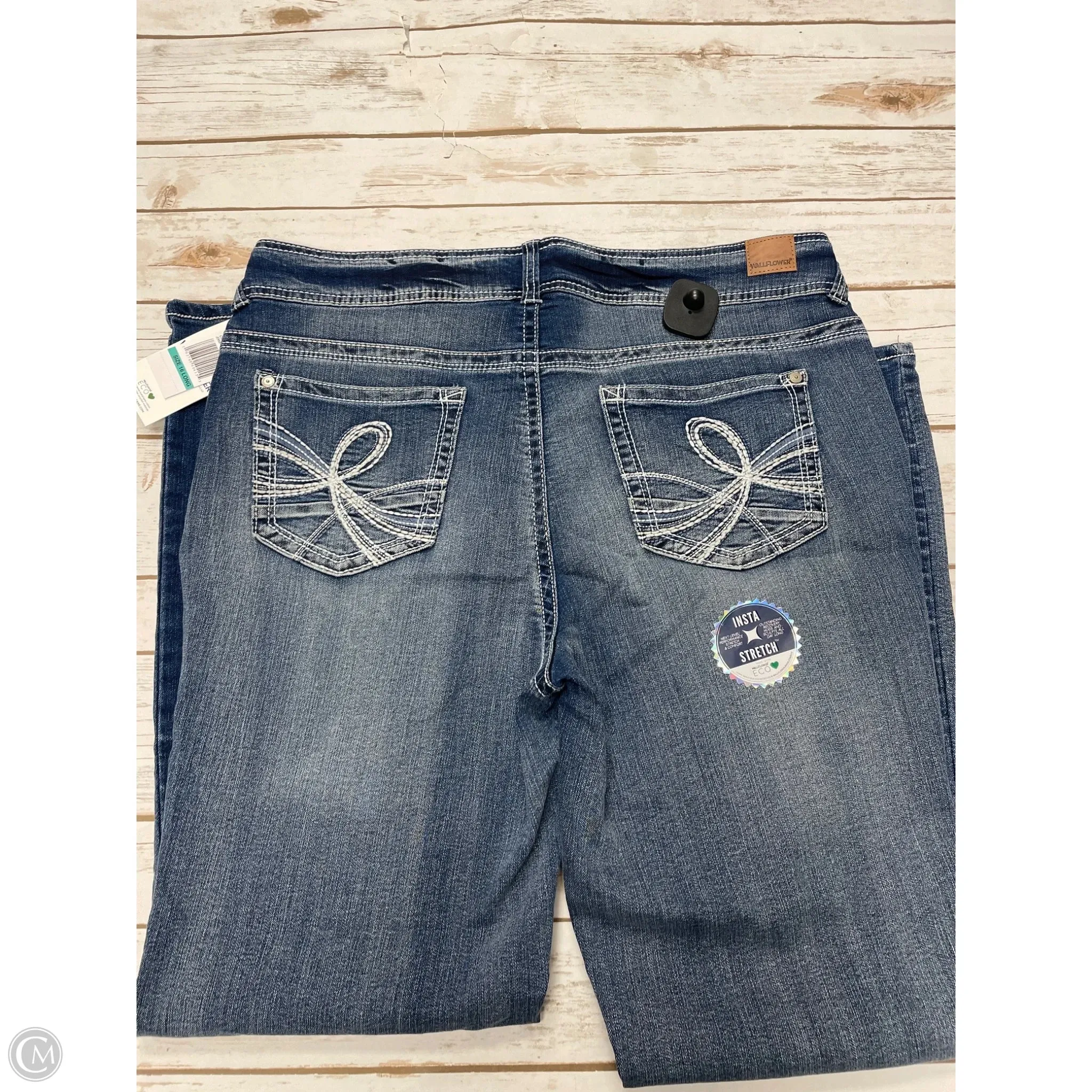 Jeans Flared By Wallflower In Blue, Size: 16l