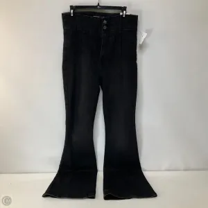 Jeans Flared By We The Free In Black Denim, Size: 10