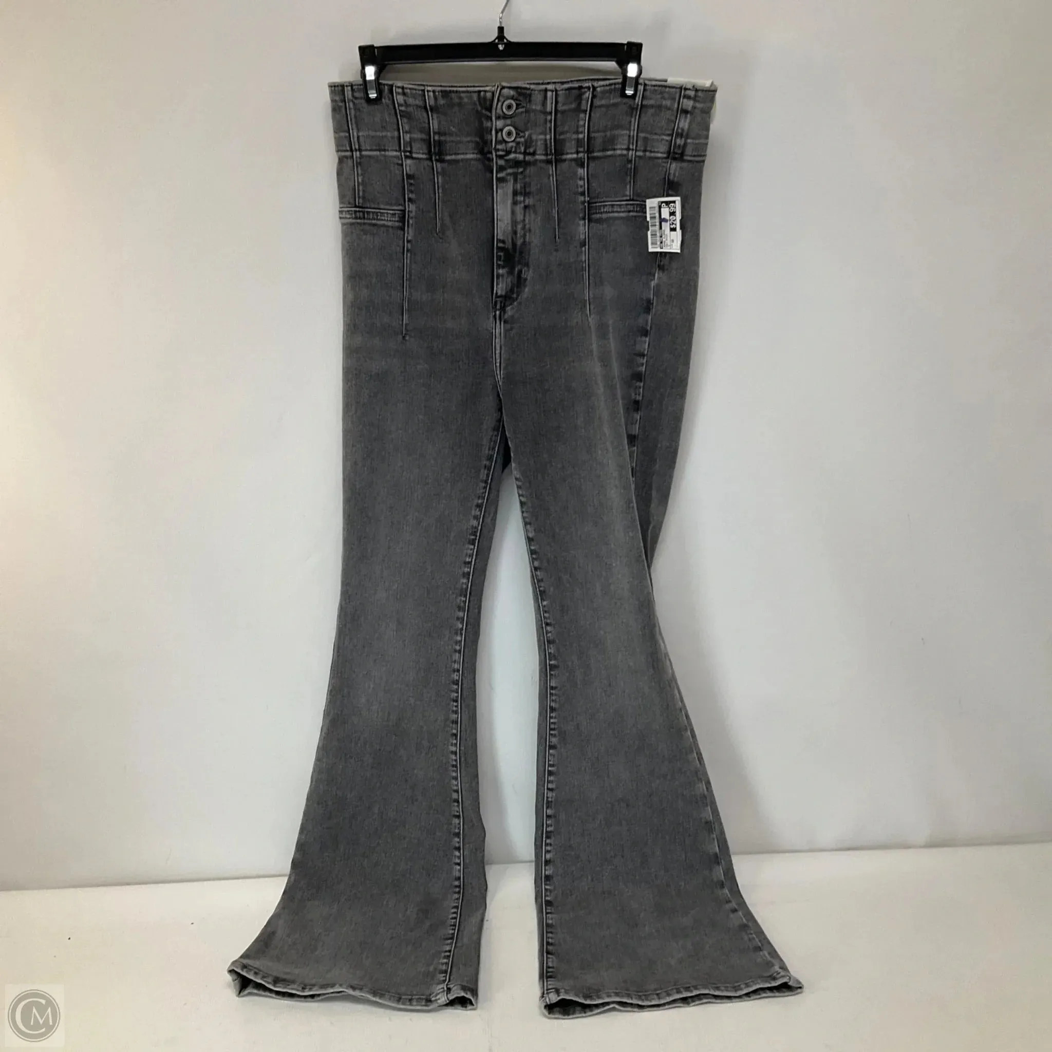 Jeans Flared By We The Free In Grey Denim, Size: 10