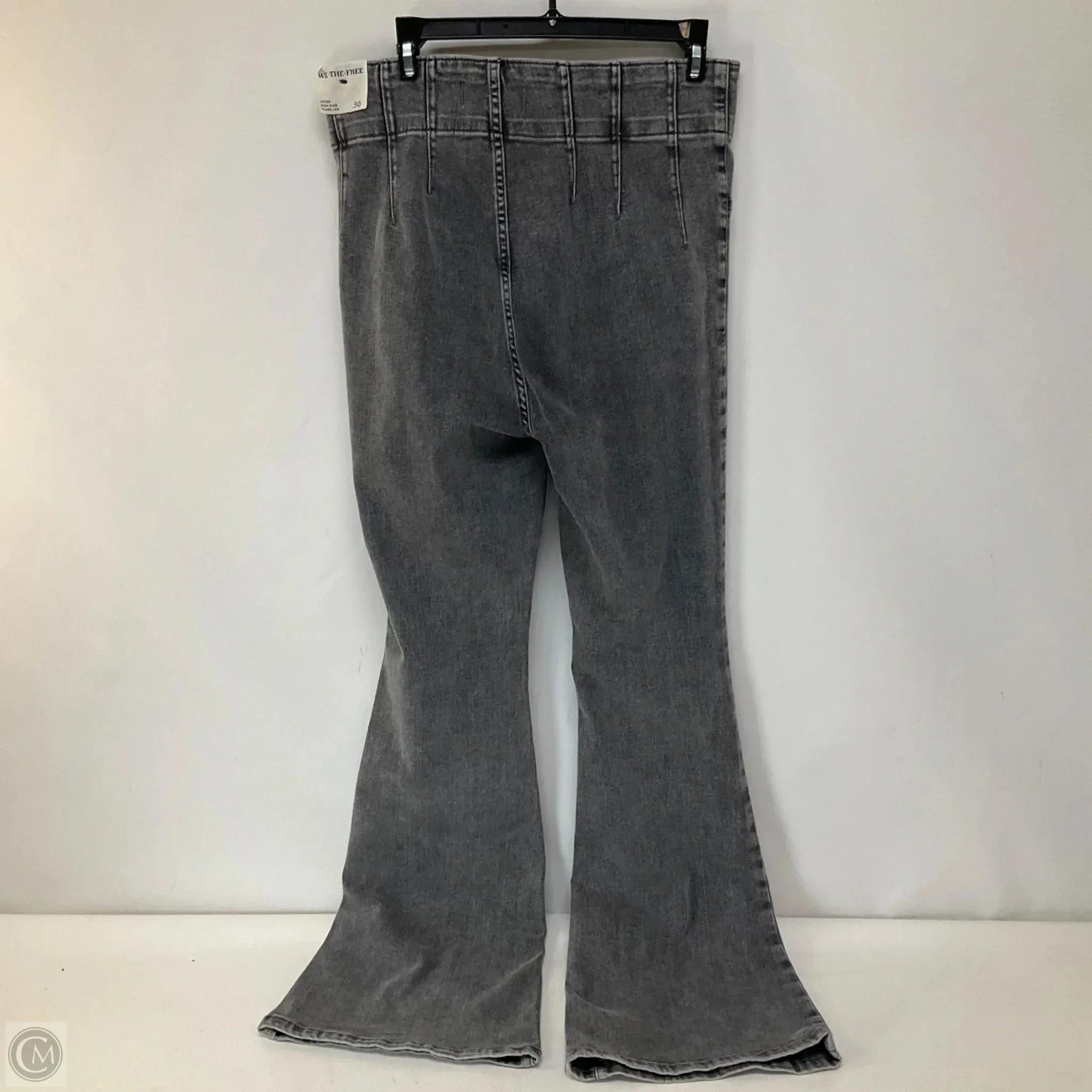 Jeans Flared By We The Free In Grey Denim, Size: 10